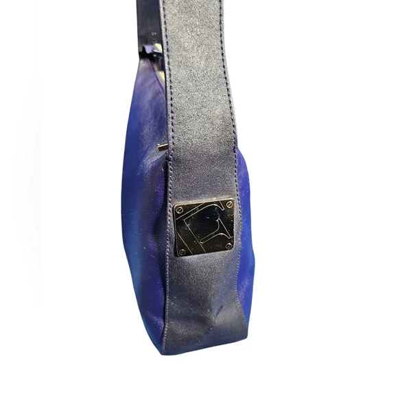 Y2K Furla Purple Leather Single Handle Shoulder Bag - Picture 3 of 13